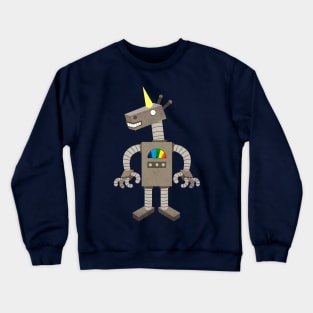 Unicorn Robot Crewneck Sweatshirt